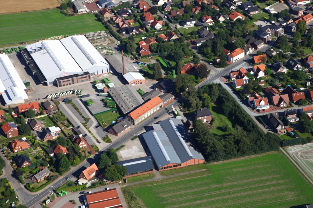 Luftbild vom Wirtschaftsstandort Goldenstedt