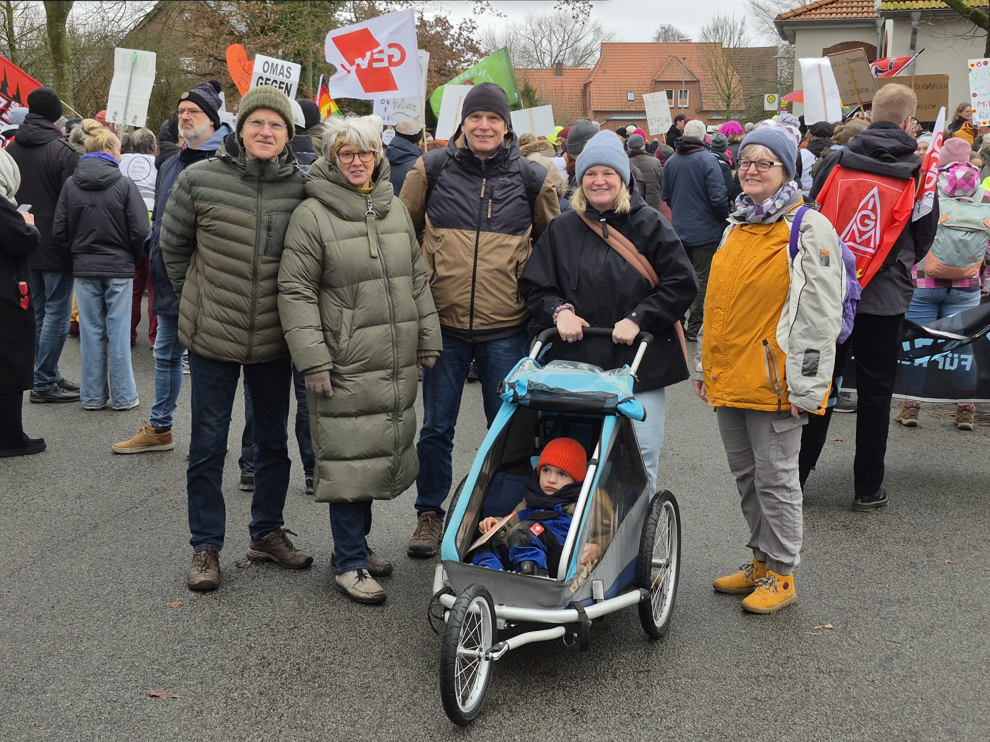 Februar 2026 - Demo gegen rechts - IGG Mitglieder