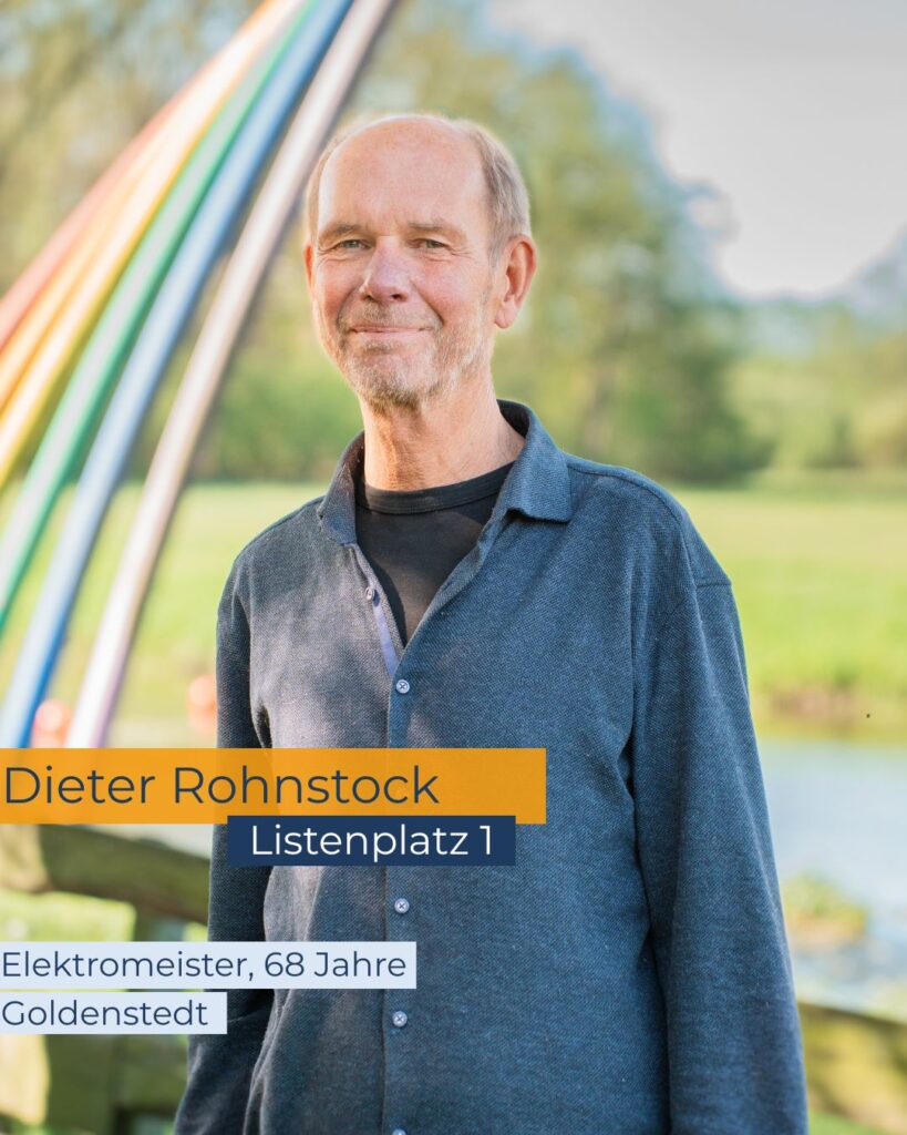 Portrait Dieter Rohnstock, mit Listenplatz