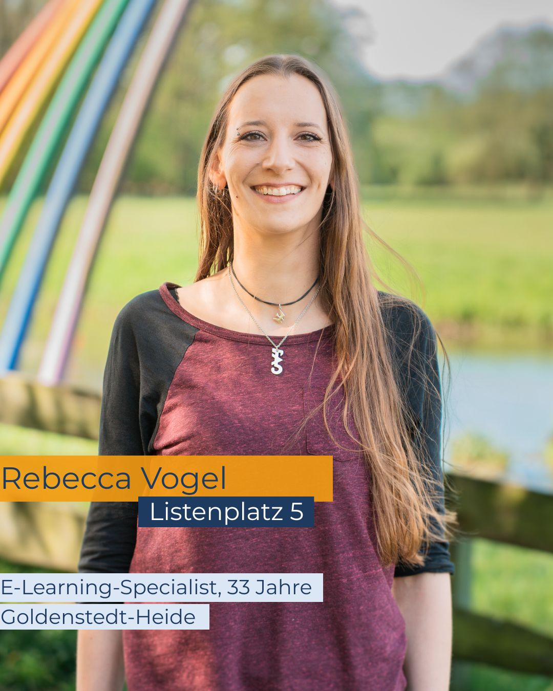 Portrait Rebecca Vogel, mit Listenplatz