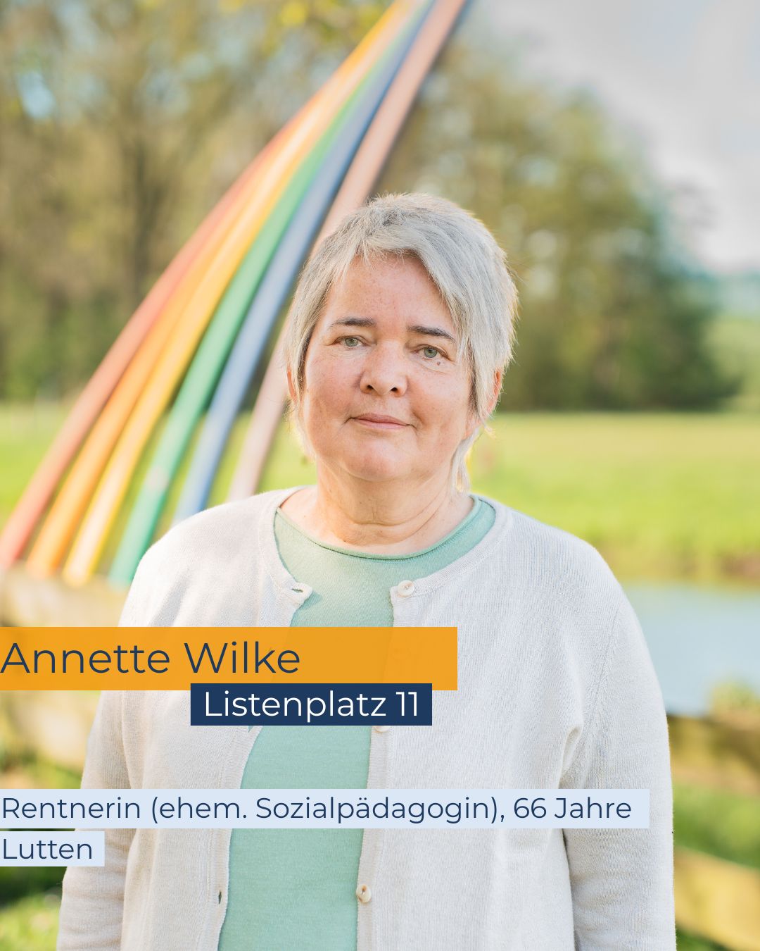 Portrait Annette Wilke, mit Listenplatz